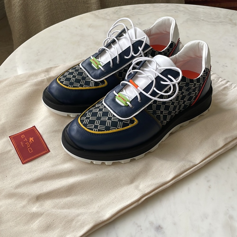 Etro mens sneakers size 44 eu